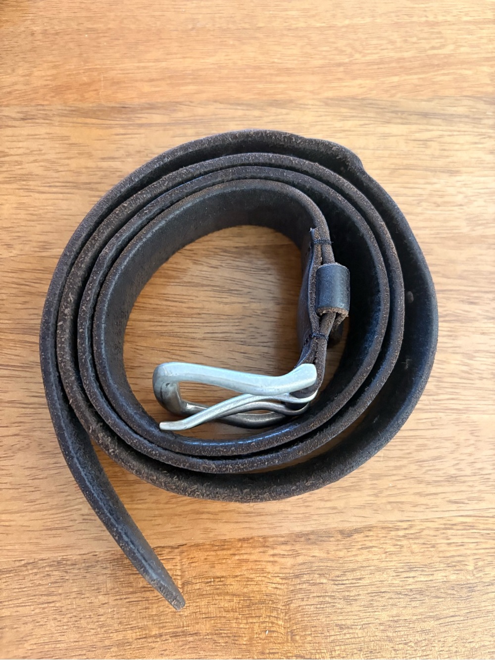 Stone Mountain Accessories Dark Brown Leather Belt with Silver Buckle